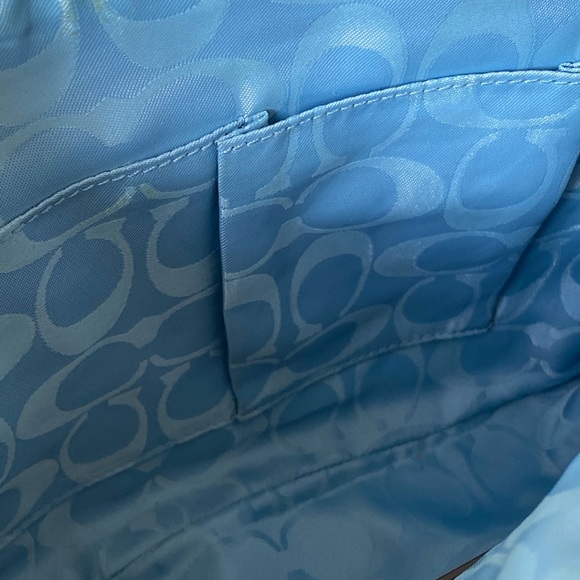 Coach Legacy signature double pocket shoulder bag - Picture 4 of 8